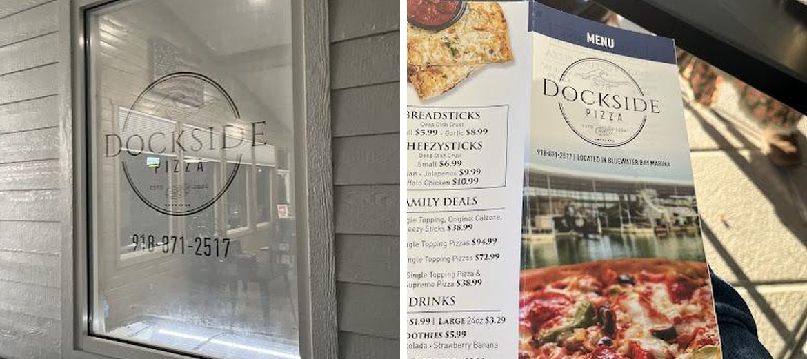 Dockside Pizza Menu